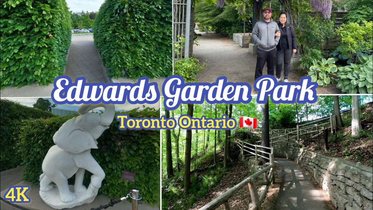 Edwards Garden [4K], Toronto Ontario 🇨🇦