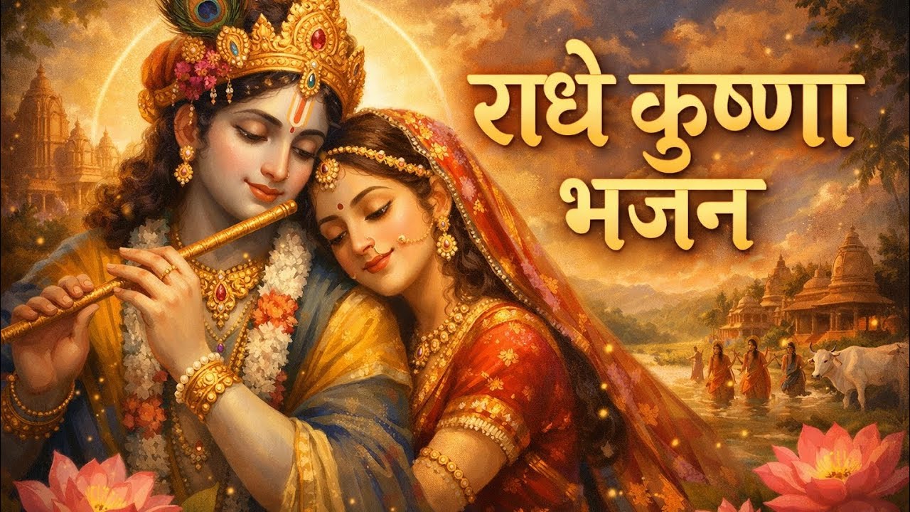 राधे कृष्णा भजन | सुबह-सुबह सुनने वाला भक्ति भजन 🌼
