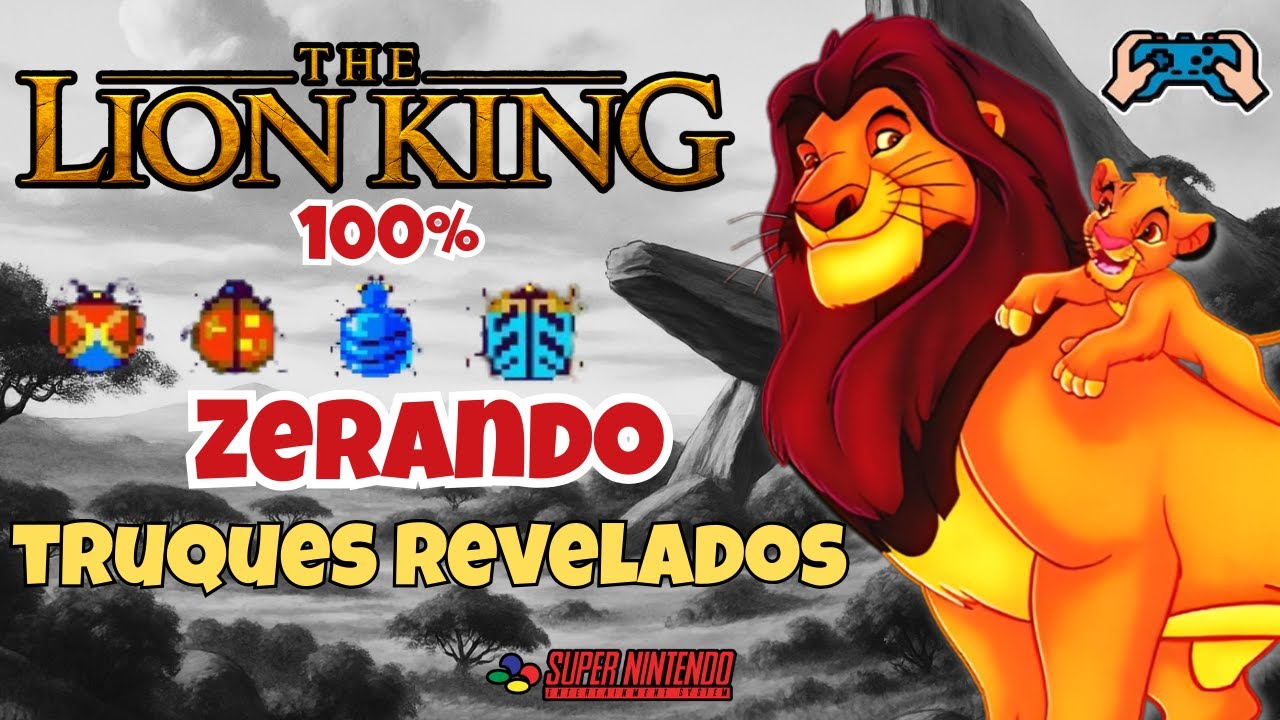 O Rei Leão SNES 100% – Gameplay Definitiva!