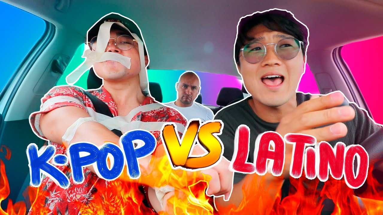 KPOP VS REGGAETON ver. 2 / CARPOOL ft. COREANO VLOGS y CHECHE | kenroVlogs