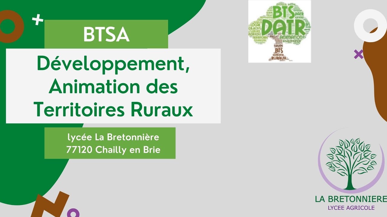 BTSA Développement, Animation des Territoires Ruraux