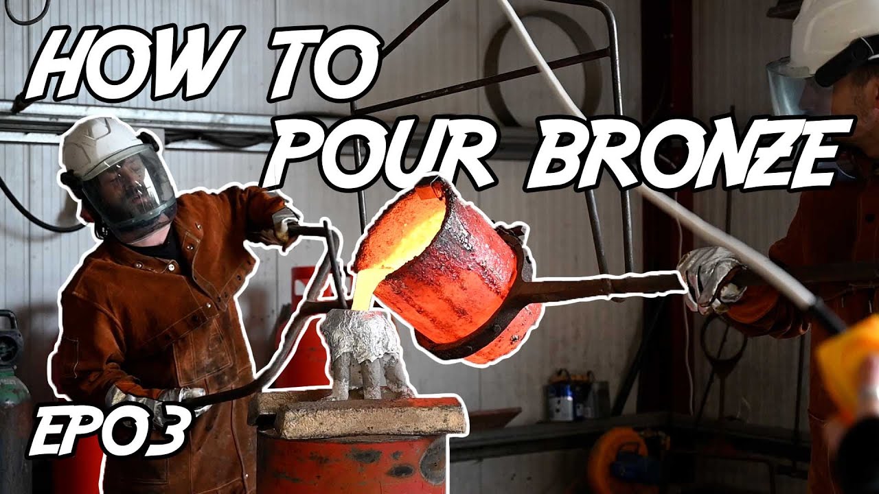 HOW TO POUR BRONZE // THE LOST FOUNDRY