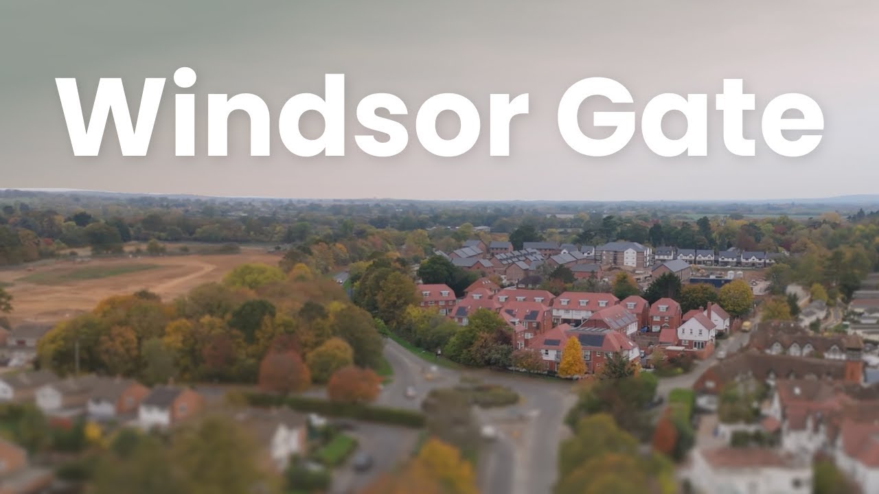 Windsor Gate development - Windsor UK | 4K Drone | #dedworth #windsor