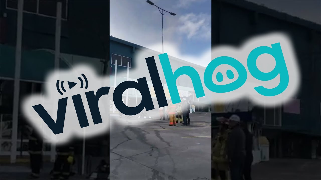 Uruguay Shopping Center Collapses After Fire || ViralHog