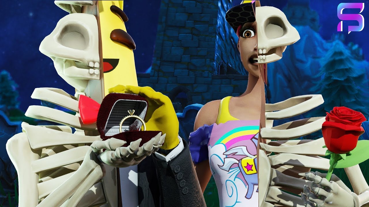 PEELY BONE FORCES BEACH BOMBER to get MARRIED... ( Fortnite Film )