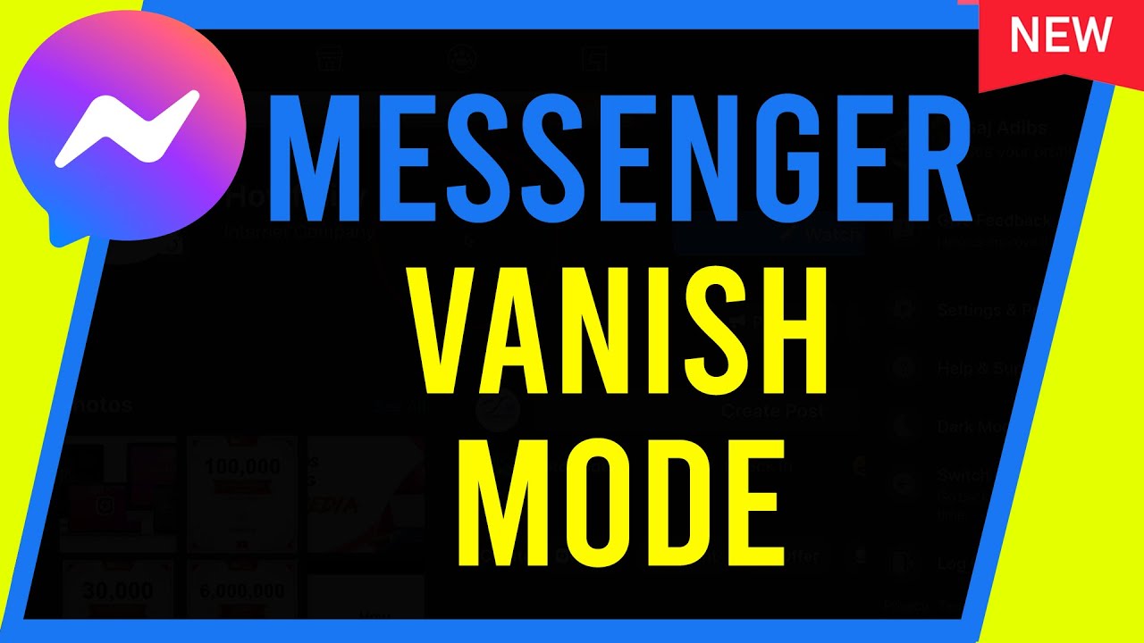 How to Use Facebook Messenger Vanish Mode - Send Disappearing Facebook Messages