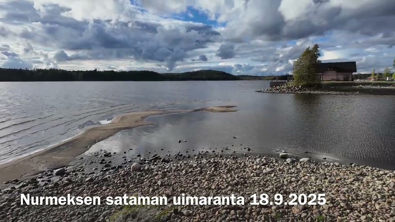 Pielisen veden mataluus n&auml;kyy Nurmeksen sataman uimarannalla @Maiski56 