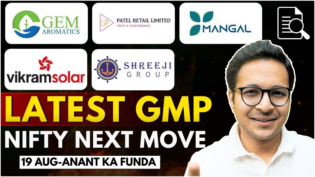 Patel Retail IPO vs Vikram Solar vs Gem Aromatics vs Shreeji Shipping Global vs vs Mangal Electrical