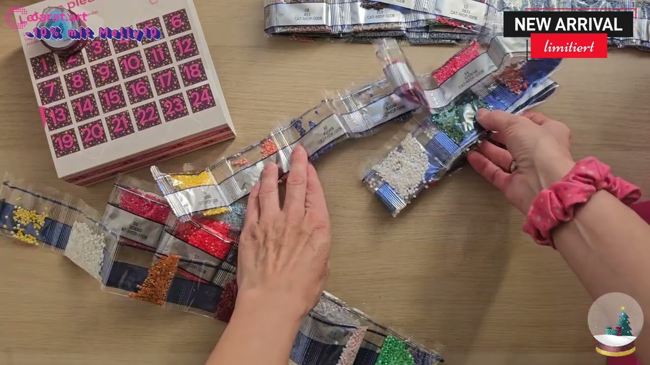 🆕 Diamond Painting 💎 Carat.art 💗 Mini-Set Adventskalender Happy Advent