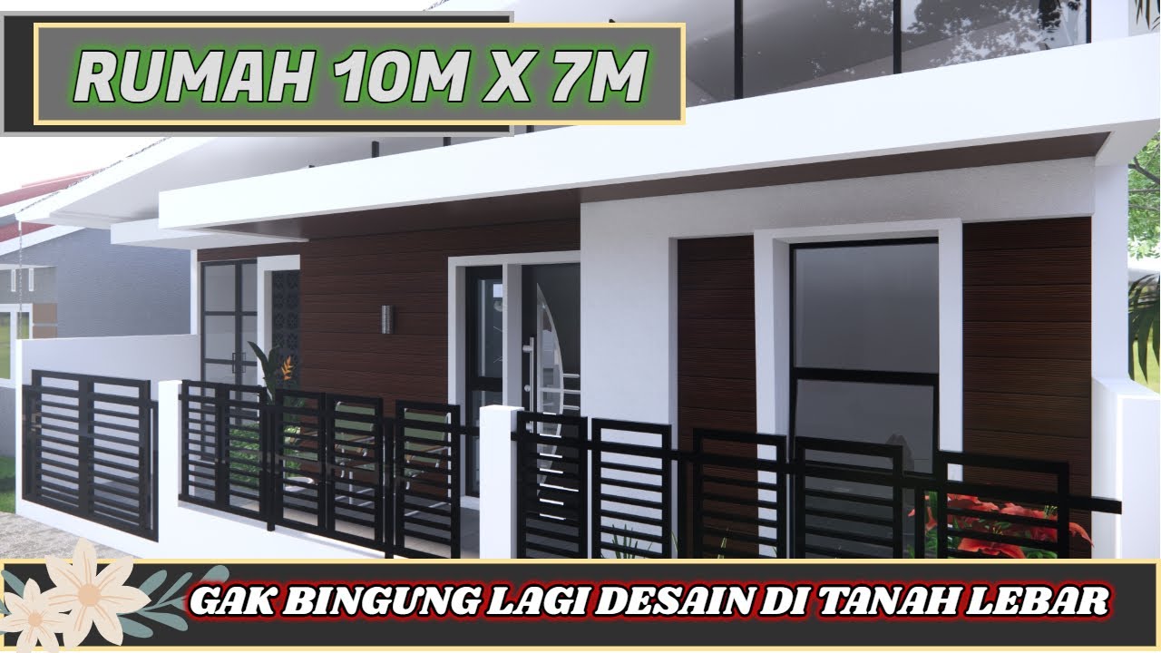 Desain di tanah melebar - Kamar Unik dengan lantai mezzanine