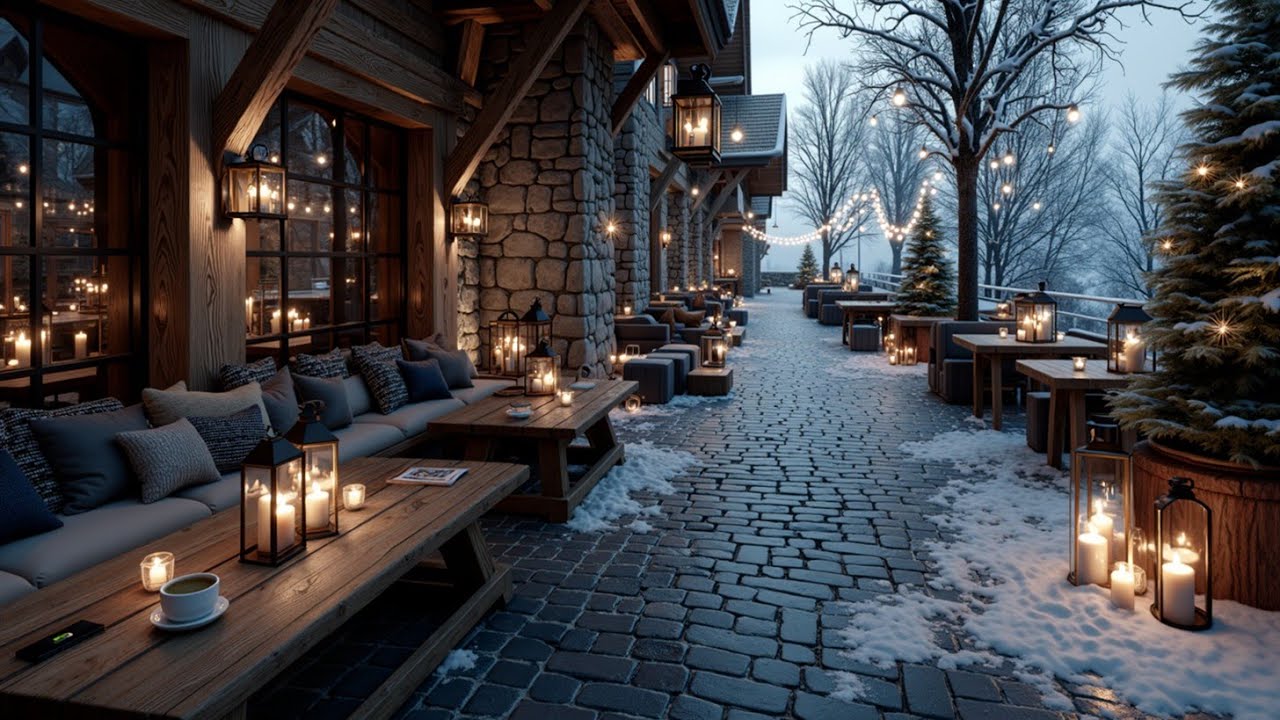 Cozy Winter Jazz Piano - Атмосфера кофейни для учебы, работы и отдыха