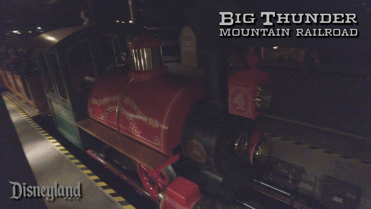 Big Thunder Mountain Railroad 2021 4K POV Nighttime Disneyland California