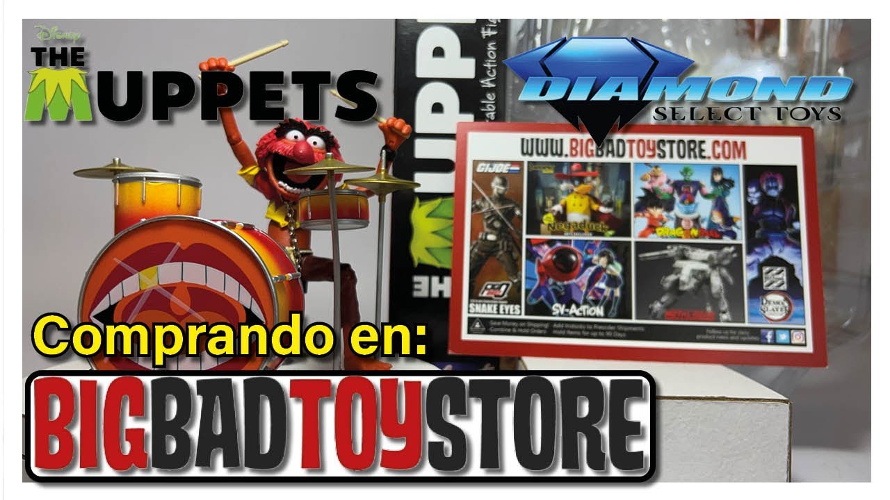 Así es el proceso de compra en BigBadToyStore | Diamond Select Animal & drum kit - The Muppets