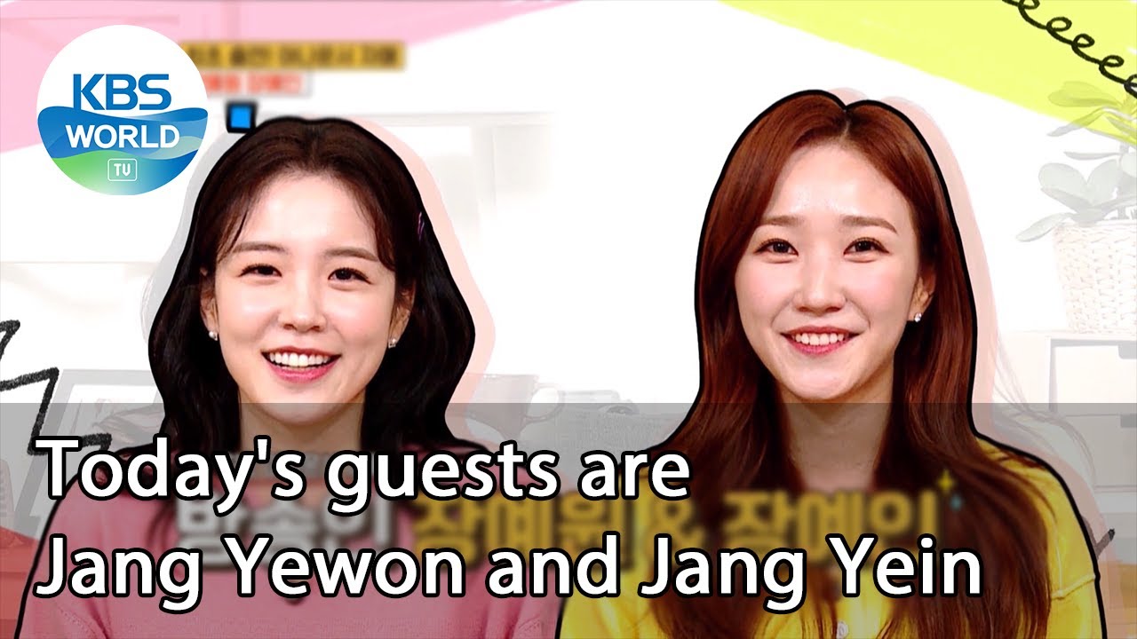 Today's guests are Jang Yewon and Jang Yein (Problem Child in House) | KBS WORLD TV 210101