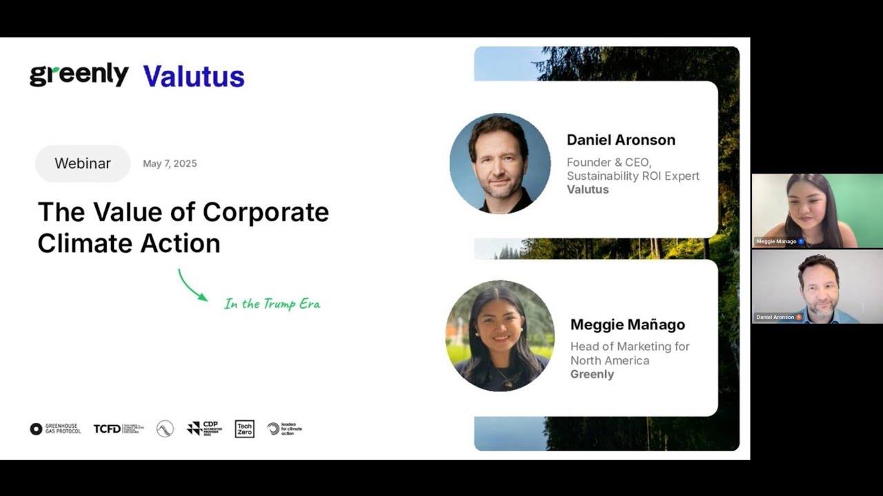Replay: The Value of Corporate Climate Action in the Trump Era Webinar