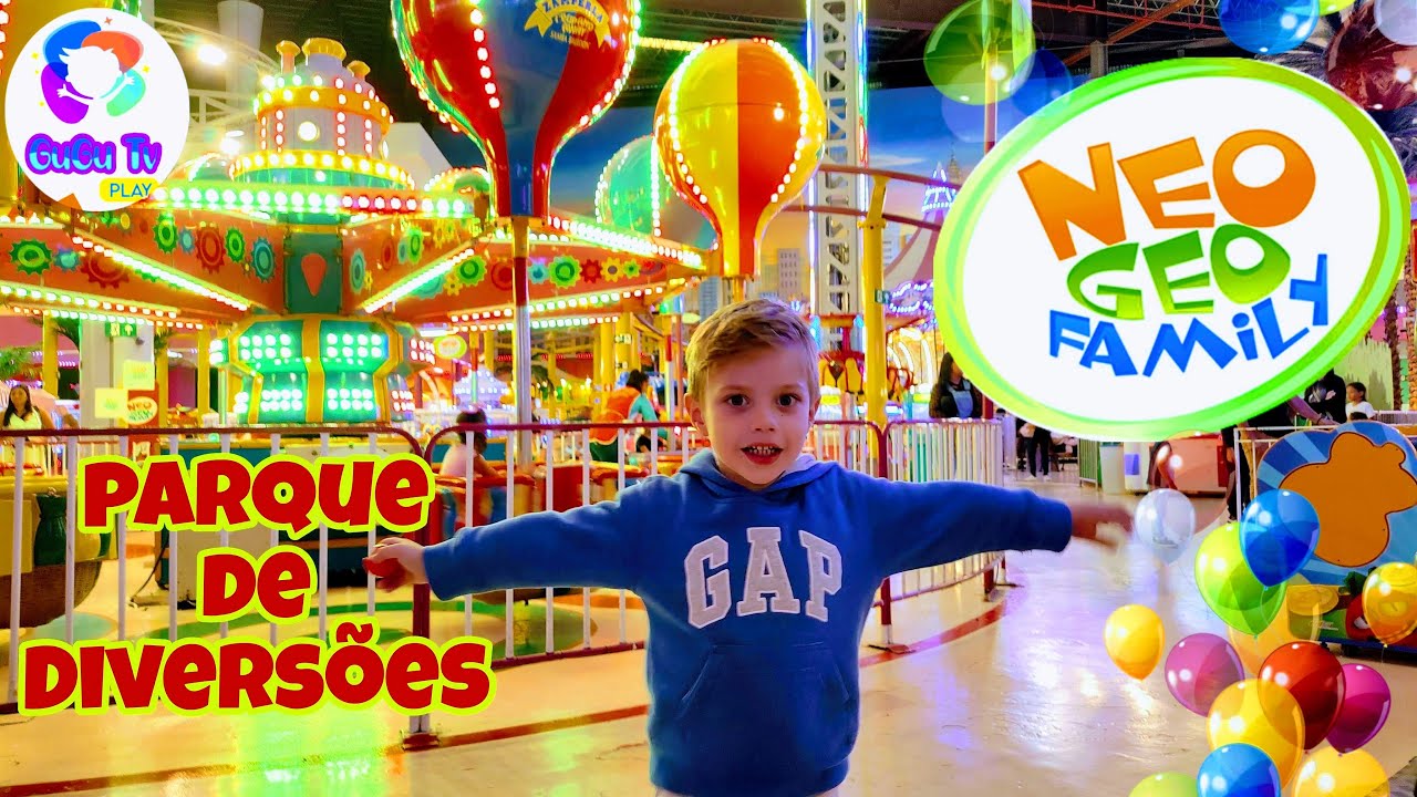 Brincando no Parque de Diversões NEO GEO FAMILY no Shopping Internacional de Guarulhos SP