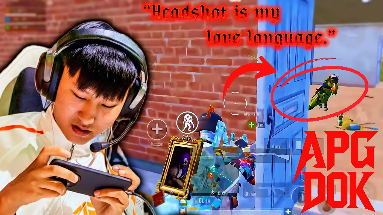 PUBG MOBILE Gameplay 👑 Full MATCH 🔥 ULTIMATE ROYAL APG DOK “Headshot is my love language.”