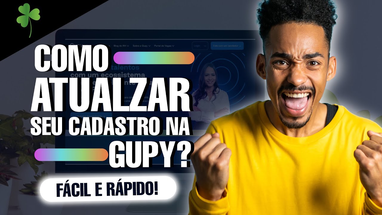 COMO ATUALIZAR O CADASTRO NA GUPY?