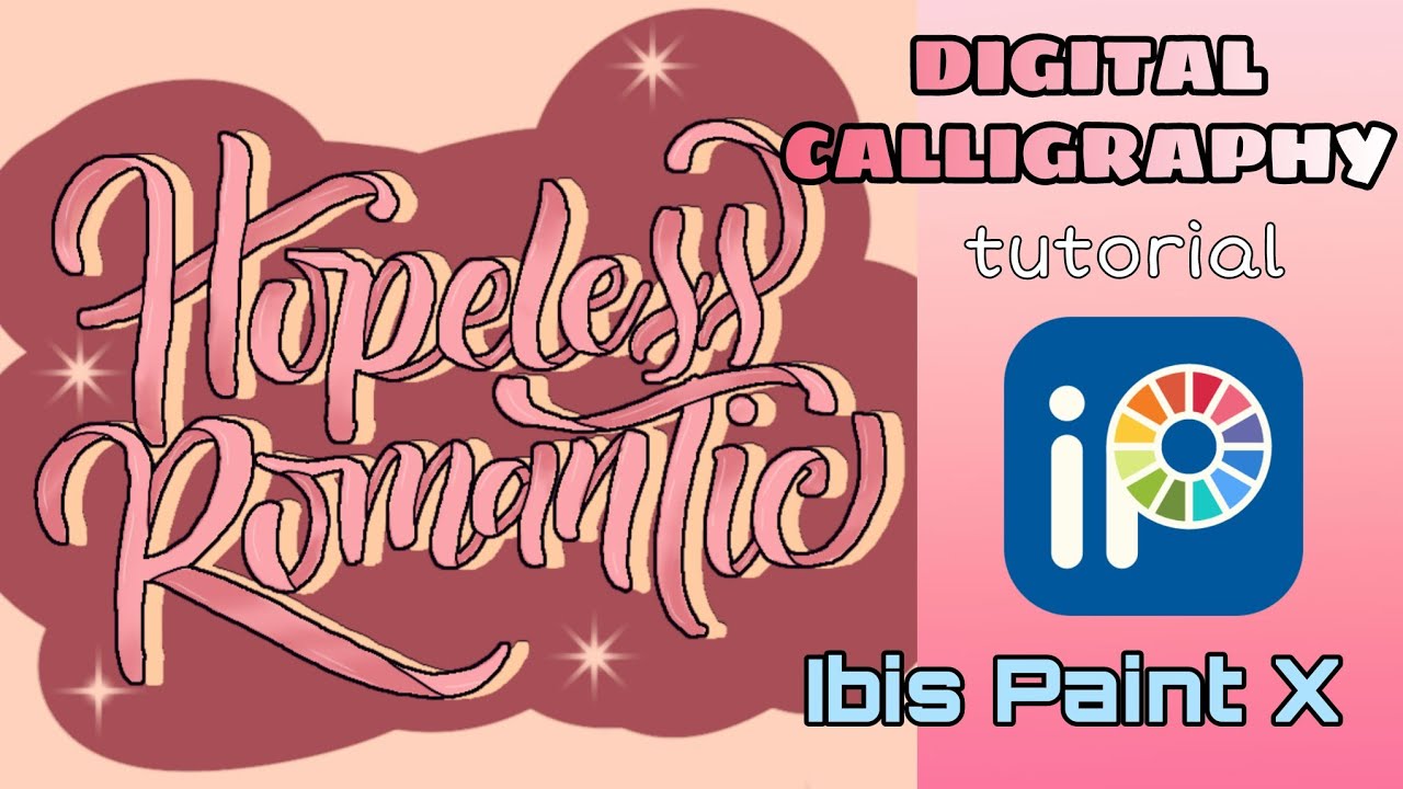 HOW TO CALLIGRAPHY USING IBIS PAINT X (2)