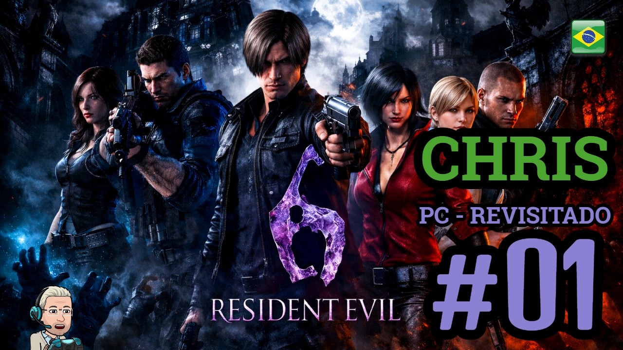 Resident Evil 6 #1 ( Chris ) PC PT-BR.