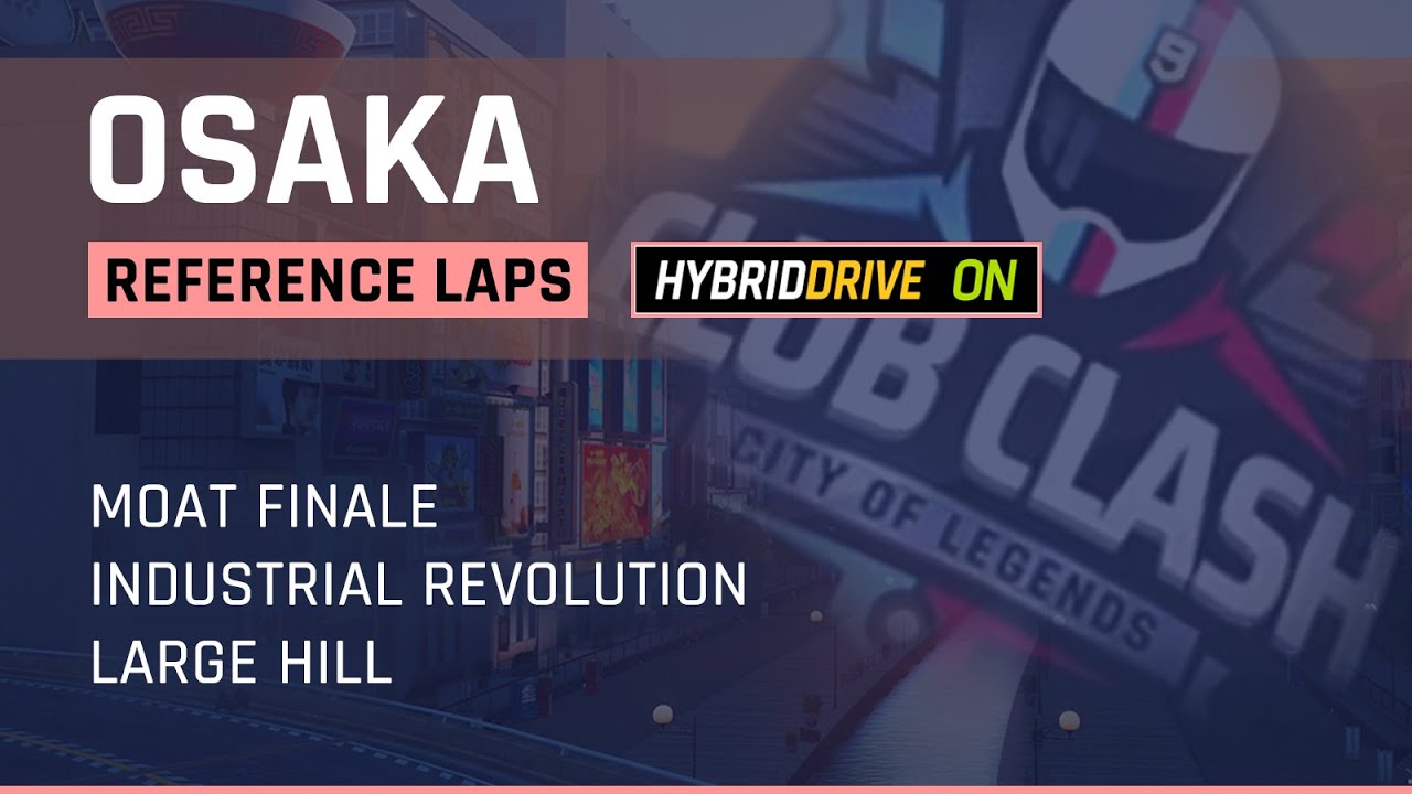 Asphalt 9 THE CLASH - OSAKA - All Tracks For Defense & Attack Phase With HYBRID & TOUCHDRIVE