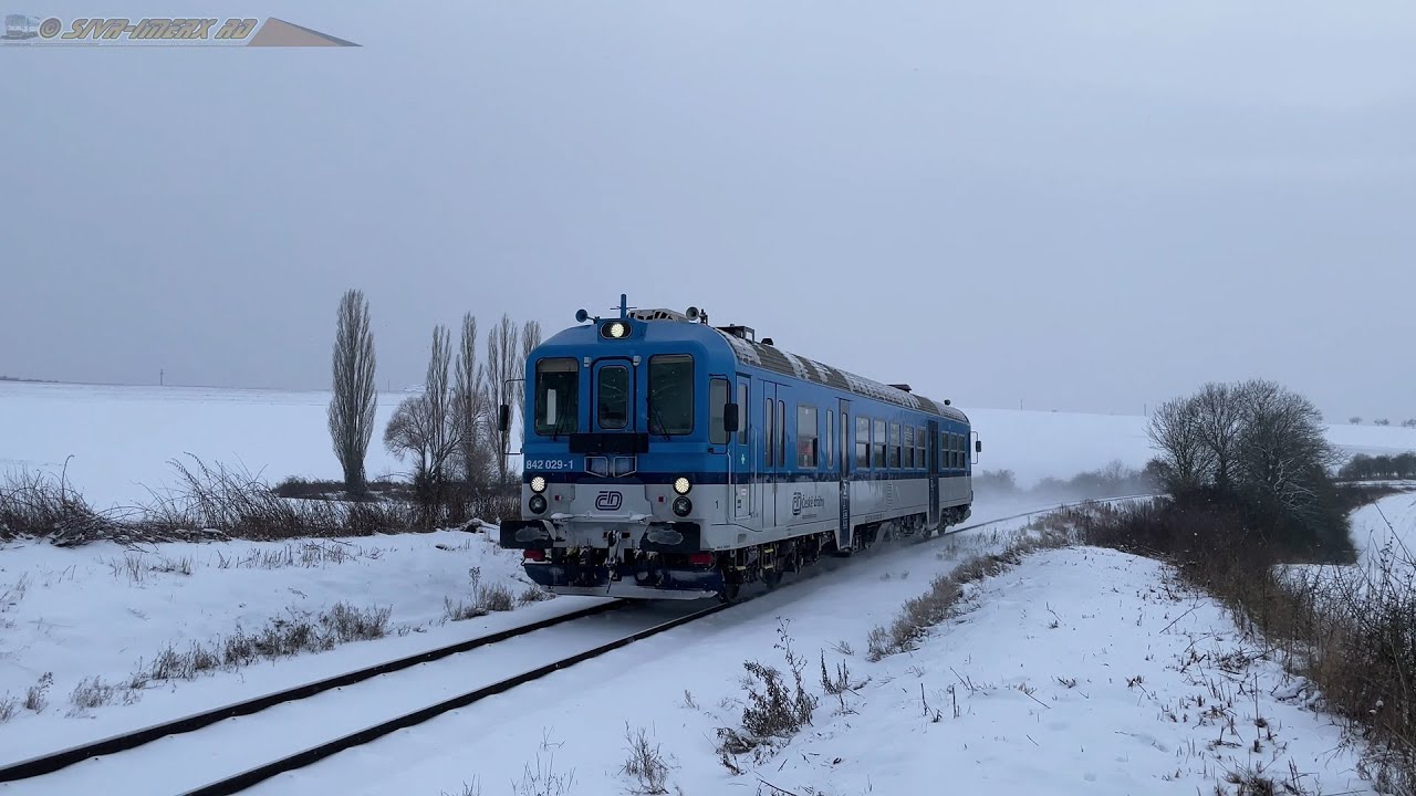 Vlaky na trati 176 (Zimní videa) - 10. a 11.1.2026