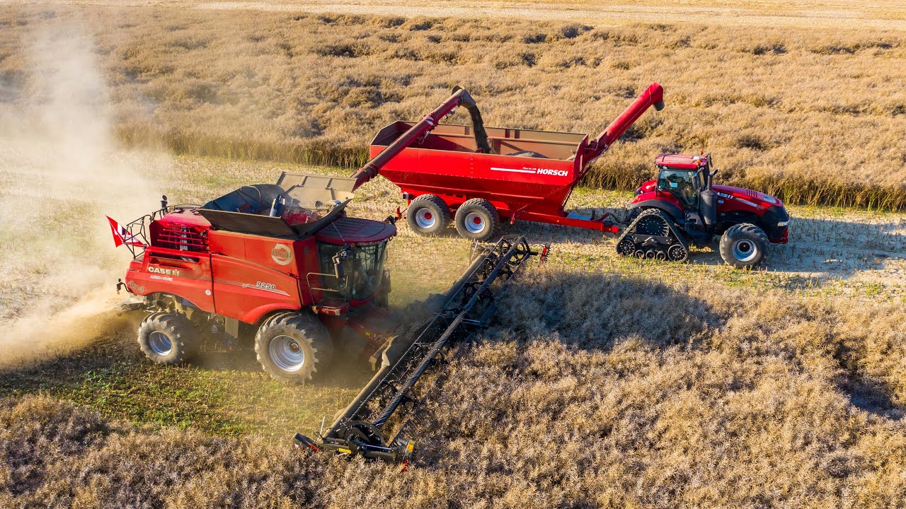 HORSCH AgroVation- CTF Harvest 2020- New Claas Lexion 8900, Horsch Titan 44 UW, Case Magnum 380 CVX