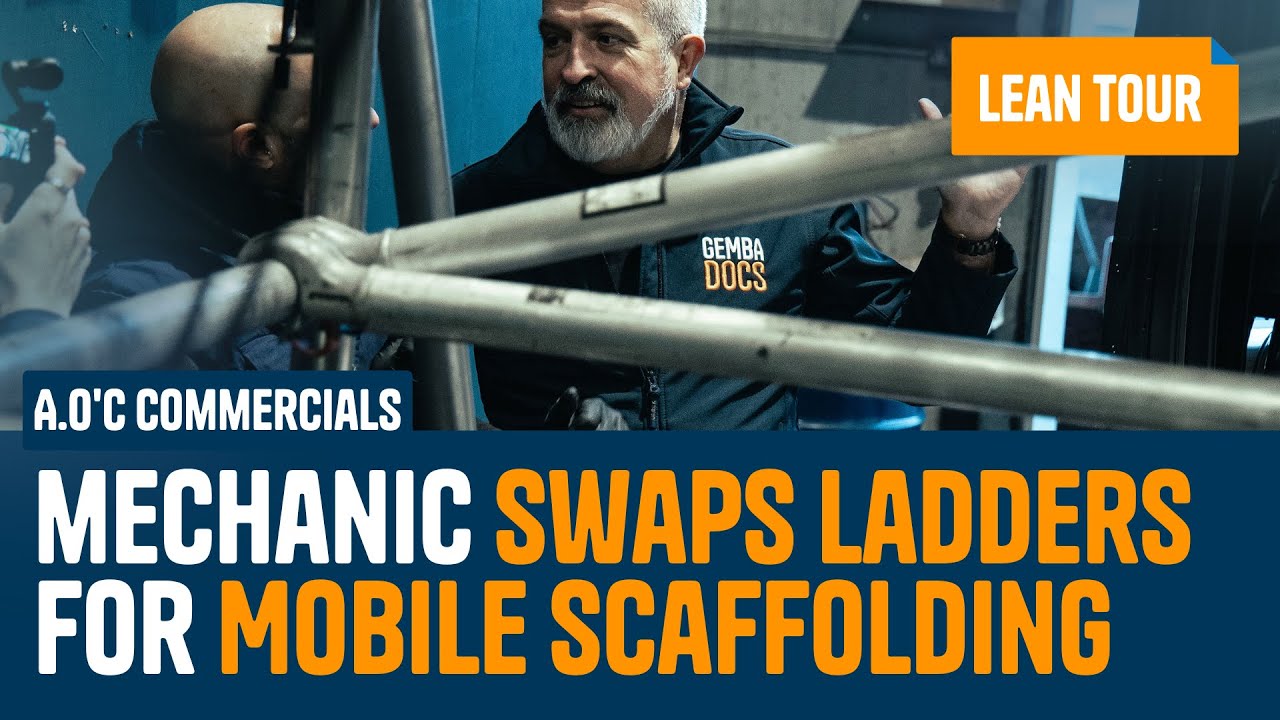 Hassel-Ridden Ladders Out... Mobile Scaffolding and Pulley System In | Inside A.O’C Commercials
