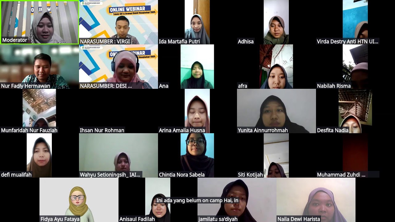 SIAP TAKLUKKAN TOEFL ? - ONLINE WEBINAR UIN KIAI AGENG MUHAMMAD BESARI PONOROGO
