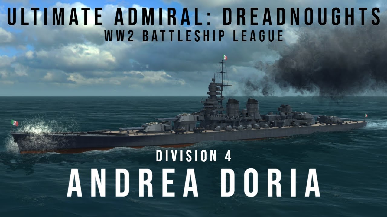 Ultimate Admiral Dreadnoughts - WW2 Battleship League - Andrea Doria Build with @Drachinifel