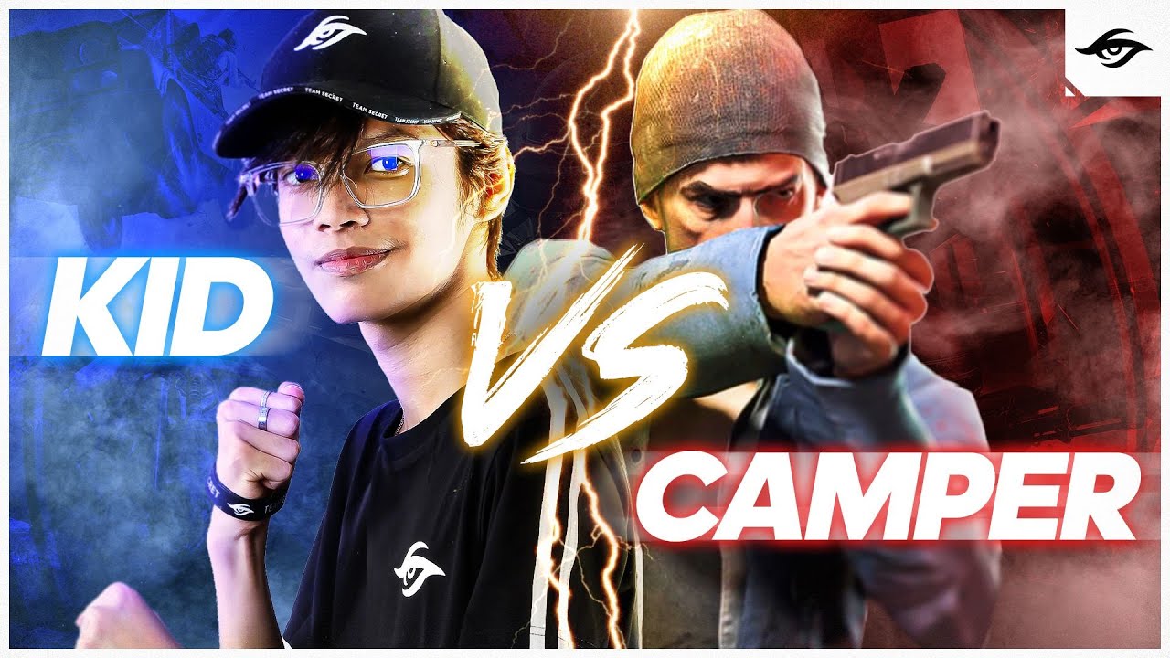 KiD losing against a PRO CAMPER?! 😲| PUBG Mobile Highlights