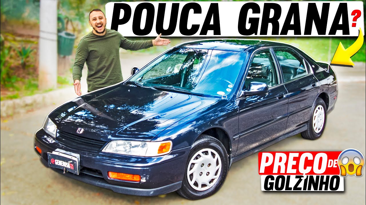 UM SEDAN de LUXO BARATO ABAIXO dos 25 MIL REAIS? 😱 Honda Accord