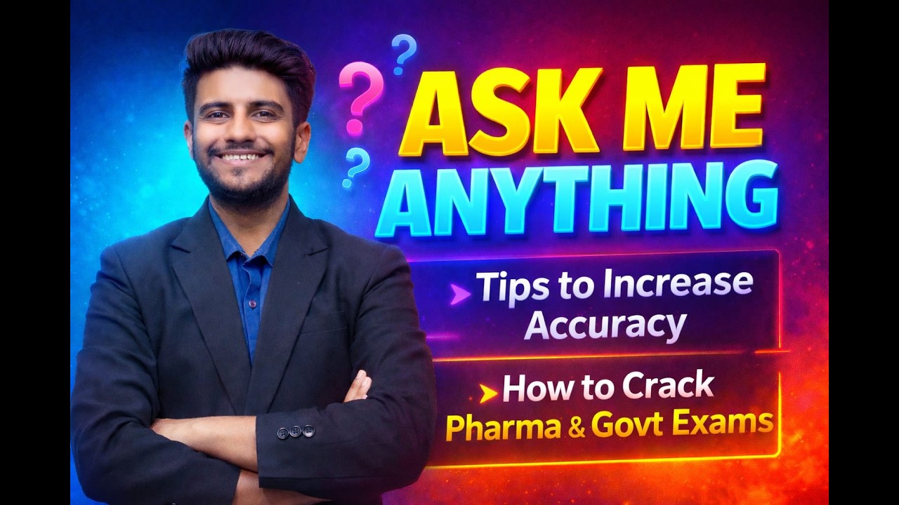 Ask Me Anything About Cracking Pharma Govt Exams 2026 | AIIMS, RRB, DSSSB, GPAT, NIPER, GATE, DI