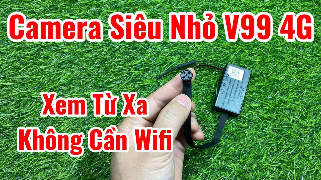 Camera Siêu Nhỏ V99sx GẮN SIM MẠNG 4G Xem Được Từ Xa KHÔNG CẦN WIFI Và Điện || Camera Mini V99