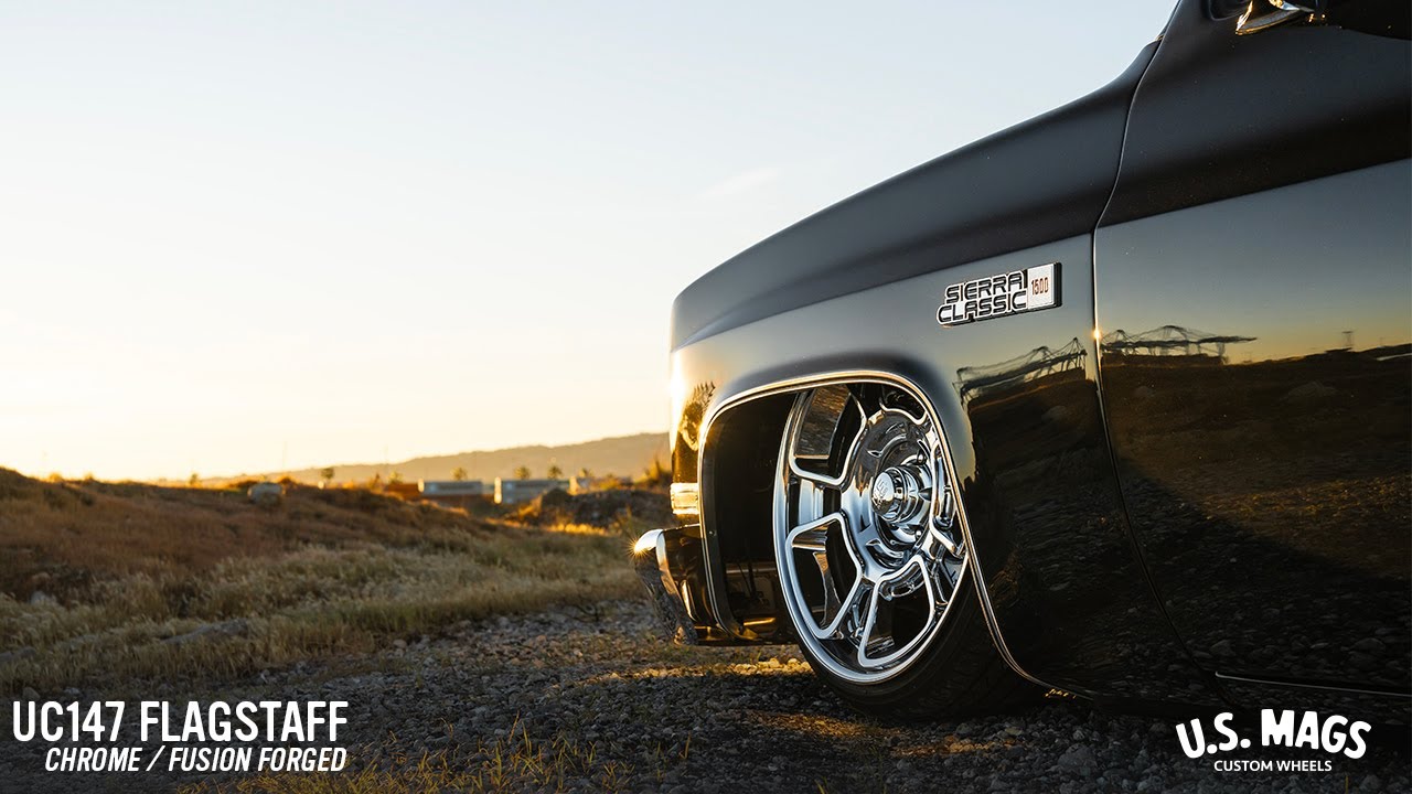 US Mags UC147 Flagstaff | 22x9 ET0 // 22x10 ET0 | Chrome | Chevy C10