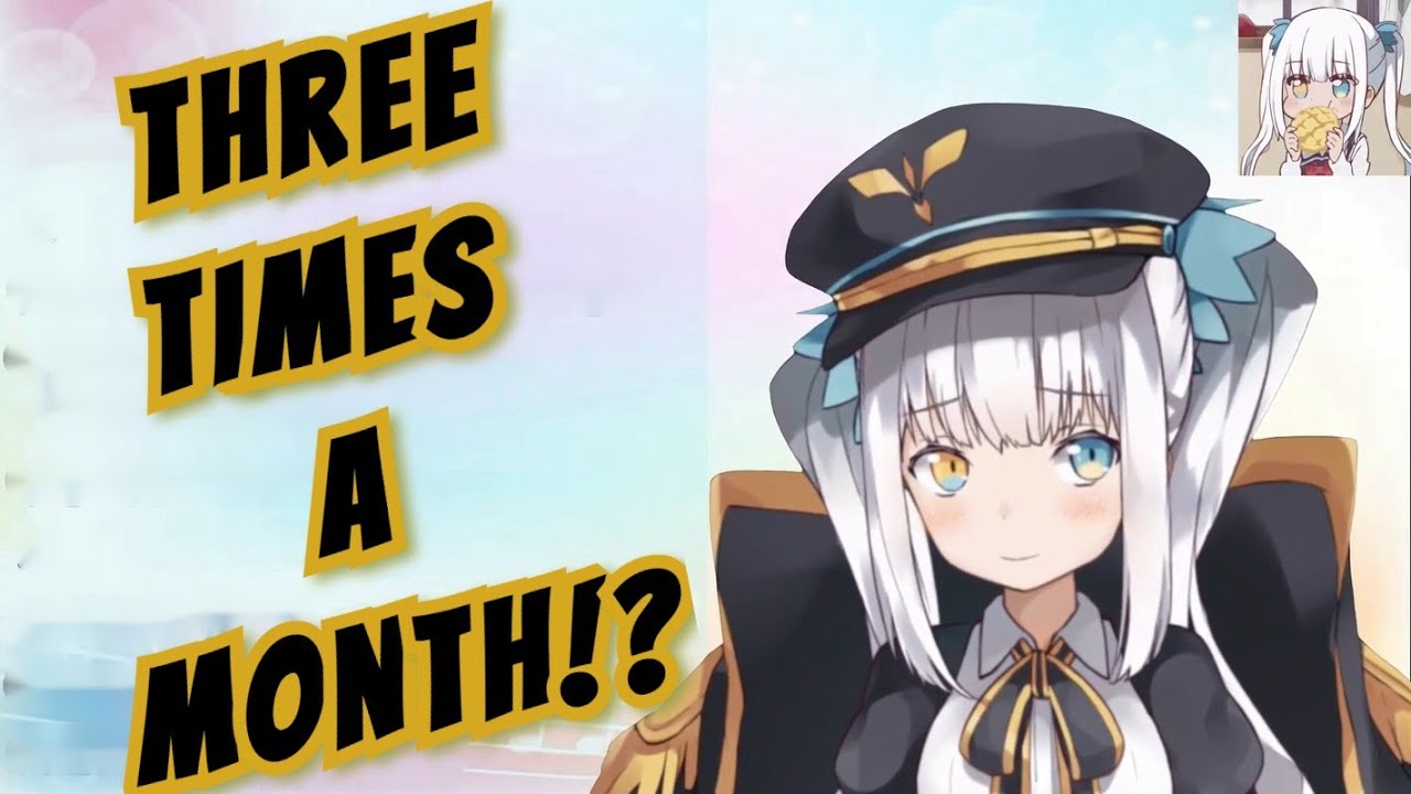Kagura Mea - Mea does this three times a month... ♥️