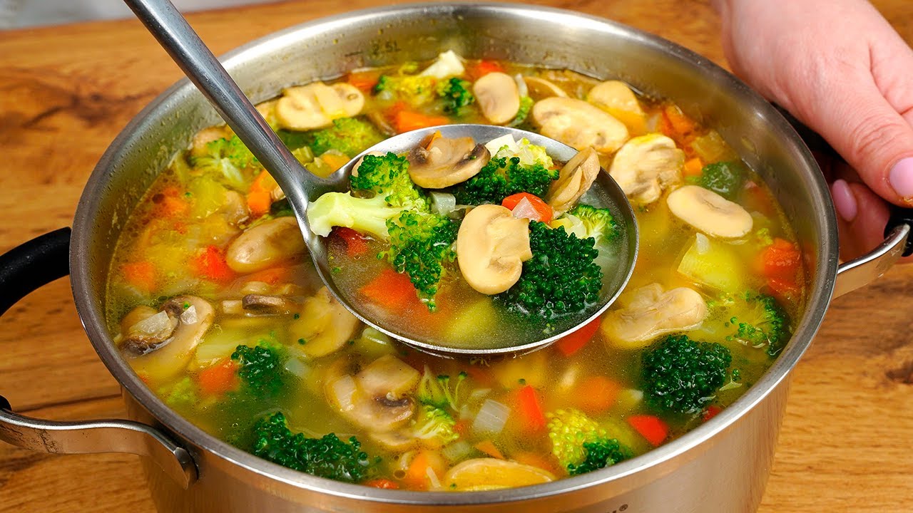 This soup saved my life! Now I cook vegetable soup every day! A healthy and delicious recipe