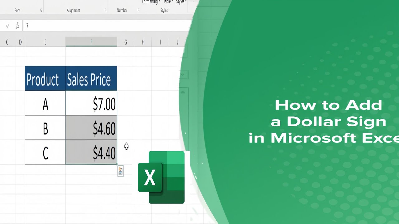 How To Add Dollar Sign In MS Excel (Quick and Easy Methods]