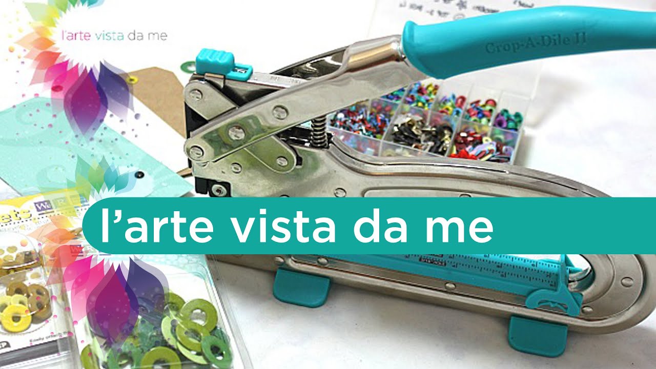 Crop a dile Big Bite Tutorial-We R Memory Keepers-Come usare la Crop a dile-Scrapbooking Tutorial
