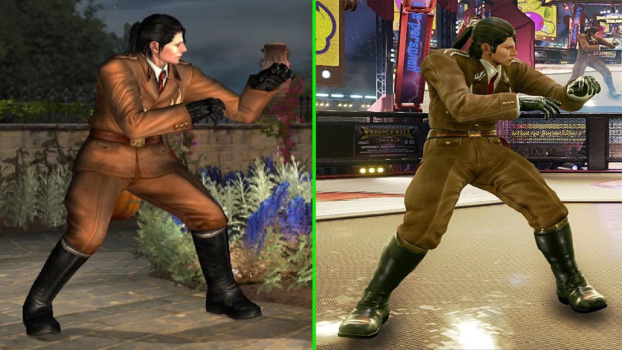 Tekken -  Sergei Dragunov 10 Hit Combo Evolution Gameplay (1080p 60FPS) 2022