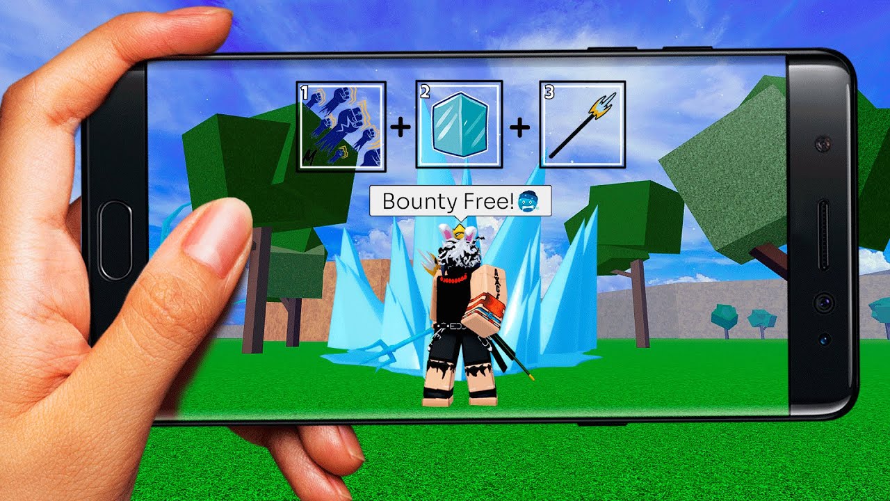 CRIEI o MELHOR COMBO de ICE pra MOBILE no BLOX FRUITS!! - (ep 45)