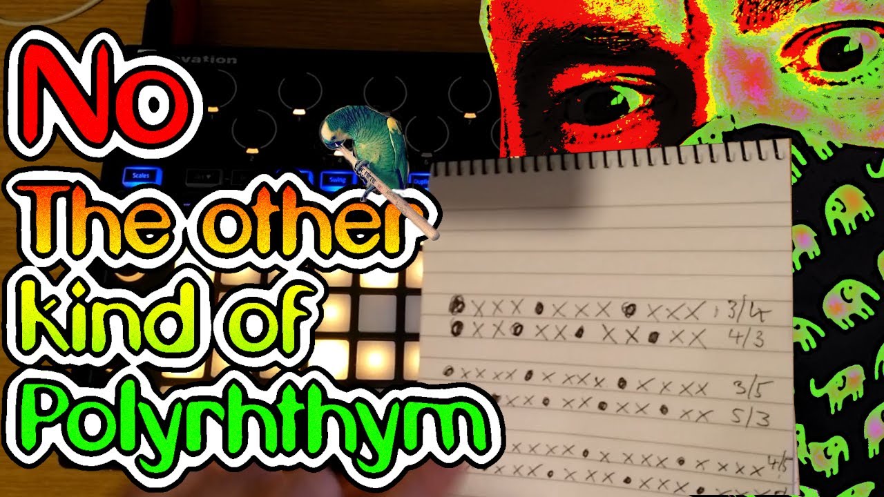 Calculating Polyrhythms on a 16 step step sequencer using the Novation Circuit