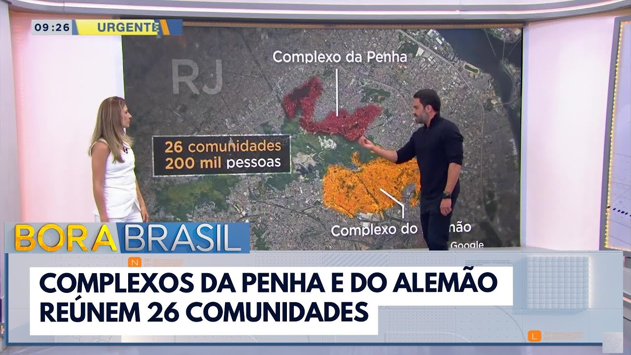 Complexos da Penha e do Alem&atilde;o re&uacute;nem 26 comunidades e mais de 200 mil pessoas | Bora Brasil