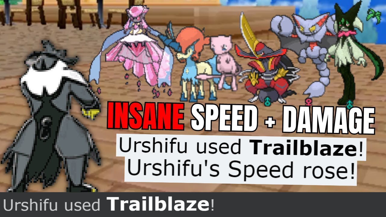 TRAIBLAZE RAPID STRIKE URSHIFU IS INSANE | POKEMON SHOWDOWN SWEEP