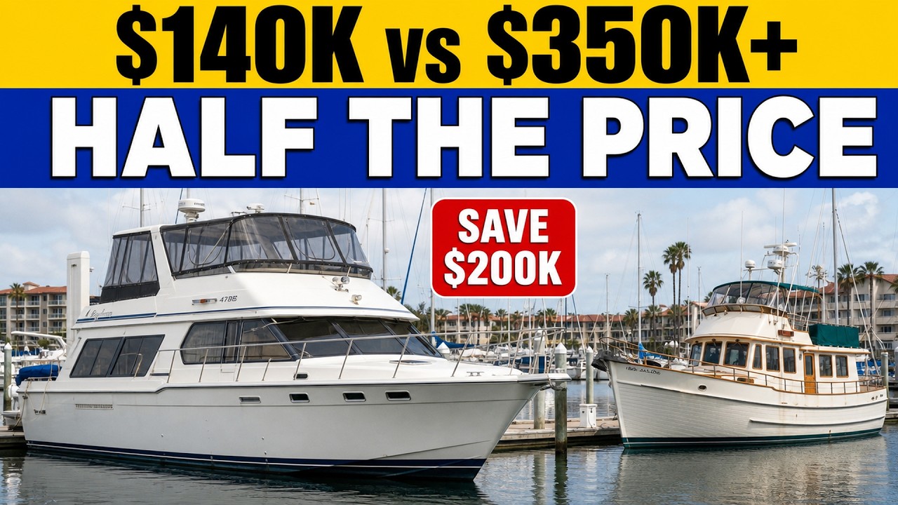 The Motoryachts Everyone Walks Past &mdash; Twice the Boat of a Trawler at Half the Price