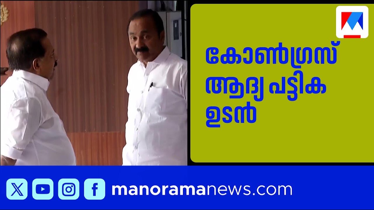 കോൺഗ്രസ് സ്ഥാനാർത്ഥി പട്ടിക റെഡി; എംപിമാർ ആരും മത്സരിക്കില്ല! | Congress | Election 2026