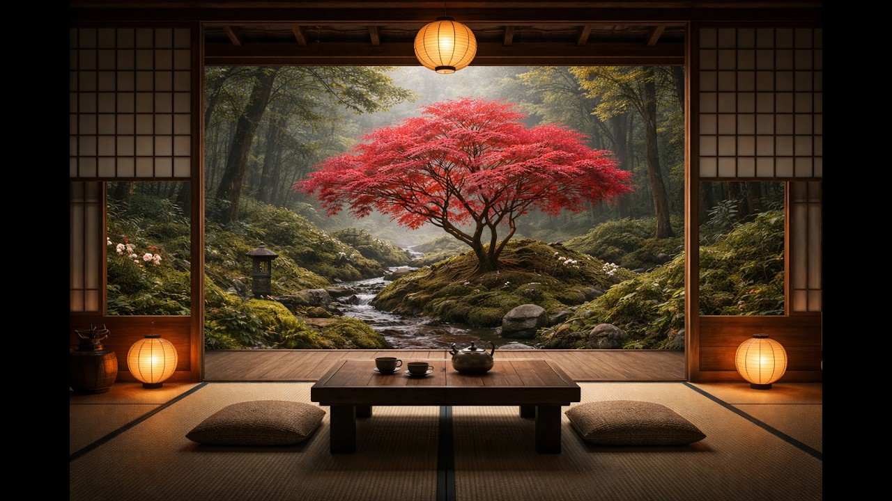 Tranquil Japanese Garden