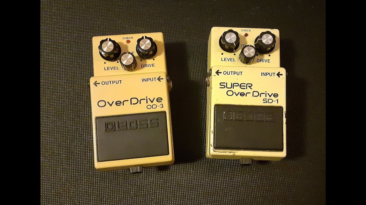Boss OD-3 & Boss SD-1 - perfect partners and they're affordable!