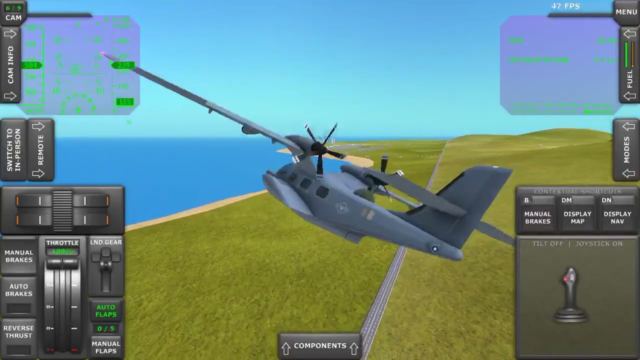 Stealing a The MS-26 Plane in Turboprop Flight Simulator 3D's