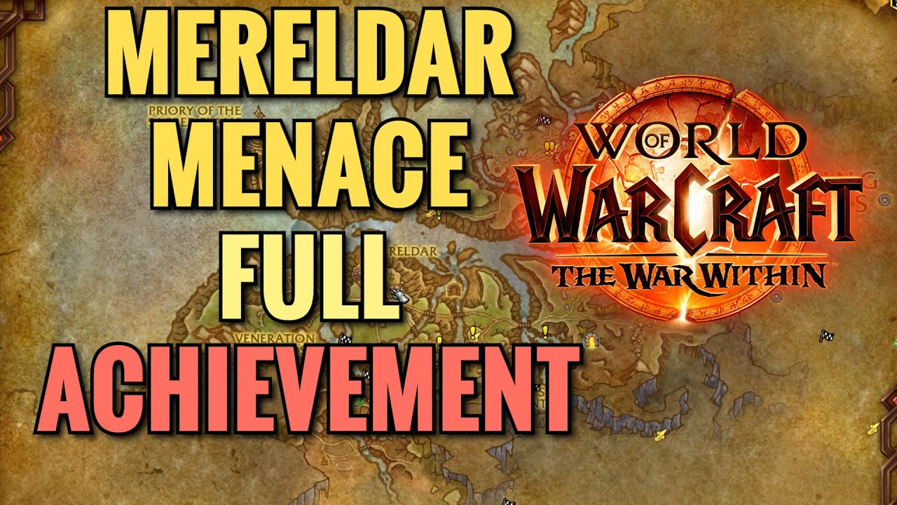 Mereldar Menace Achievement ALL Locations (WoW TWW)